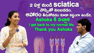 Got relief from 2 years severe Sciatica pain  Best Chiropractor in Hyderabad [upl. by Doretta]