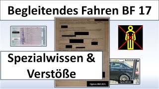 Betrunkene Begleitperson Verstöße beim begleitenden Fahren 17 BF17 ohne Begleitperson und mehr [upl. by Eenhpad]