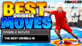 BEST DRIBBLE MOVES  DRIBBLE TUTORIAL w HANDCAM NBA 2K25 HOW TO QUICKSTOP AND SPEEDBOOST [upl. by Ayadahs]