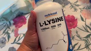 Quick review of NutriCost L Lysine 1000 mg [upl. by Murton484]