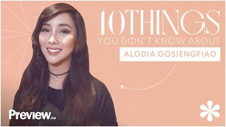 10 Things You Didnt Know About Alodia Gosiengfiao  Preview 10  PREVIEW [upl. by Atoiyanap]