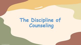 Lesson 1 Discipline in Applied Social Sciences Definition and Goals of Counseling [upl. by Joerg]