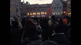 Friedensdemo für die Ukraine auf dem Rathausplatz Augsburg [upl. by Fuller]