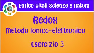 Bilanciamento reazione redox Metodo ionicoelettronico Esempio 3 [upl. by Wilscam]