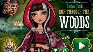 Ever After High Cerise Hood Run Through The Woods Game for Kids [upl. by Fisken936]