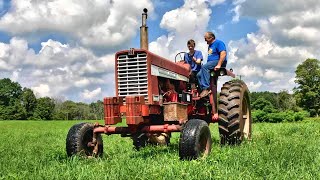 Bringing the Farmall 856 Home  A Busy Cattle Day [upl. by Monarski625]