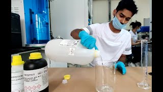 How to make Hand Sanitizer with isopropyl alcohol Hydrogen peroxide and Glycerol [upl. by Xel470]