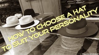 🎸How To Buy A Hat To Suit Your face body type amp Personality [upl. by Idurt]