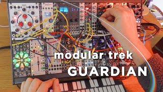 Modular Trek Guardian feat Moskwa Cosmos Quencer DistingEX Doepfer A1116 [upl. by Leidba]