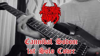 Intestine Baalism  Cannibal Sodom 1st Solo Guitar Cover [upl. by Aratal629]