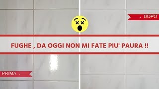 METODO FACILE E STREPITOSO PER PULIRE LE FUGHE DELLE PIASTRELLE SENZA FATICA [upl. by Champagne]