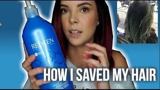 REPAIR SEVERELY DAMAGED HAIR  REDKEN EXTREME [upl. by Arni]