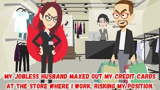 My Jobless Husband Maxed Out My Credit Cards at the Store Where I Work Risking My Position [upl. by Lilly]