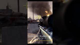 The M40A3 Sniper Rifle from CoD4 sniping cod4 modernwarfare ps3 [upl. by Fessuoy]