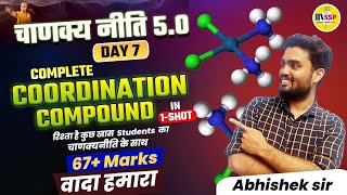 Coordination Compound Class 12 One Shot  CBSE 2024 CHEMISTRY  चाणक्यनीति 5O  AB SIR [upl. by Rolfston629]