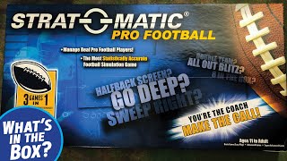 STRATOMATIC Pro Football Game Unboxing [upl. by Otti]