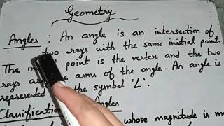 Class 7 and 8  Mathematics  Geometry [upl. by Aicemat207]