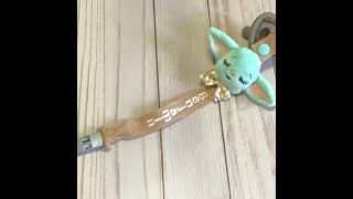 The Baby Pacifier strap tutorial [upl. by Winona405]