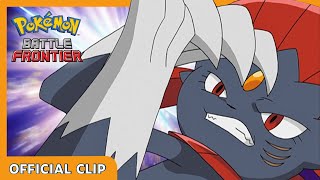 Weavile vs Weavile  Pokémon Battle Frontier  Official Clip [upl. by Evelin]