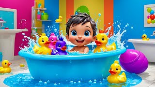 Bath Time  Nursery Rhymes  Kids Songs  Clean and Fun [upl. by Lleynad]