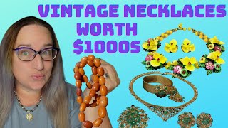 Vintage Jewelry Brands That Sell for THOUSANDS  Necklaces and More [upl. by Enuj847]