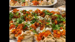 Mantu Recipe Afghani [upl. by Agle811]