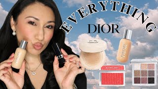 Full Face Using DIOR Beauty  Rostro Completo Usando Solo Productos DIOR grwm 🌸✨🍒 [upl. by Zashin]