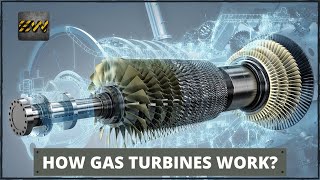 How Gas Turbines Work Detailed Video [upl. by Adohr]