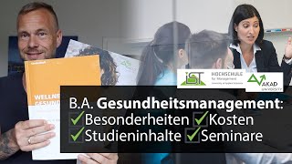 Fernstudium Gesundheitsmanagement 🏥 Bachelor an der IST Hochschule vs AKAD University [upl. by Adamek]