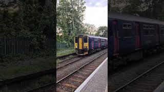 VERY RARE 150219 AND 150238 MEET AT PENRYN WORKING FALMOUTH AND PAR SERVICES [upl. by Sesmar148]