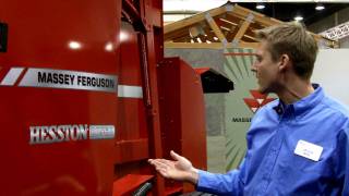 Hesston 2800 Series Round Baler by Massey Ferguson New at NFMS [upl. by Kenay]