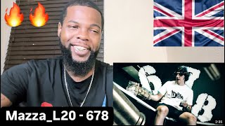 MazzaL20  678 Official Video  AMERICAN REACTION🔥🇺🇸 [upl. by Latsyrhc98]