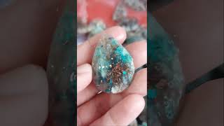 making cabochons crysocolla copper💯 [upl. by Neom]