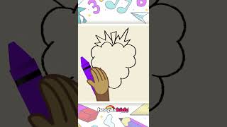 Lets Learn How To Color Fruits shorts kidsdrawing hooplakidz [upl. by Penland255]