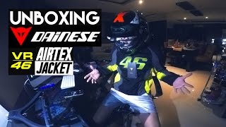 Unboxing DAINESE VR46 AirTex Jacket Indonesia [upl. by Gauthier]