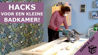 Handige tips voor een kleine badkamer  Simple DIY [upl. by Clemence327]