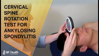 Cervical Spine Rotation Test for Ankylosing Spondylitis [upl. by Nylednarb]