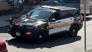 Brand New Paterson Police Unit 102 Responding 41223 [upl. by Nichy]