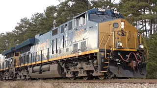 1c New CSX Tier 4 Units and Why the Police Stopped Q194 Carlton  Athens GA 11152015 ©mbmars01 [upl. by Eiramanig]