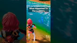 💀What Happened To The LLAMA💀 fortnite fortniteshorts memes funny glitch [upl. by Iharas]