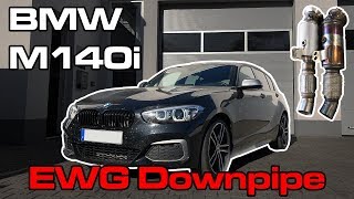 BMW M140i  HJS EWG Downpipe  PlazzaPerformance [upl. by Radke]