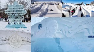 Snowflakes kingdom winterlude 2023  Le Domaine des flocons  Jacques Cartier Park Gatineau Canada [upl. by Tate276]