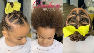 How to Simple Kids Braid Styles [upl. by Airamzul]