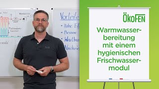 Warmwasserbereitung mit einem hygienischen Frischwassermodul  ÖkoFEN Technik einfach erklärt [upl. by Fusco]