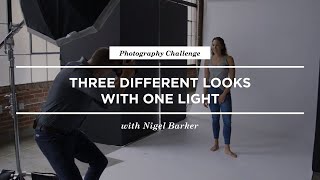 One Light Studio Portrait Tutorial with Nigel Barker  CreativeLive [upl. by Ballard]