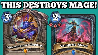 I got legend with this new Triple Blood Death Knight deck It DESTROYS Mage [upl. by Ttegdirb]