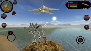 ► Plane Robot Crime Simulator Battle  Robot Shark Naxeex Robots New Android Gameplay [upl. by Rafaellle]