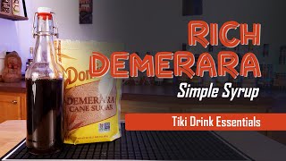 How to Make Rich Demerara Simple Syrup  Tiki Drink Essentials [upl. by Keene]