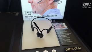 ISE 2022 Shokz formerly AfterShokz Presents OpenComm Bone Conduction Headset [upl. by Kaufmann783]