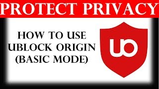 How to use uBlock Origin Basic mode [upl. by Rehttam]